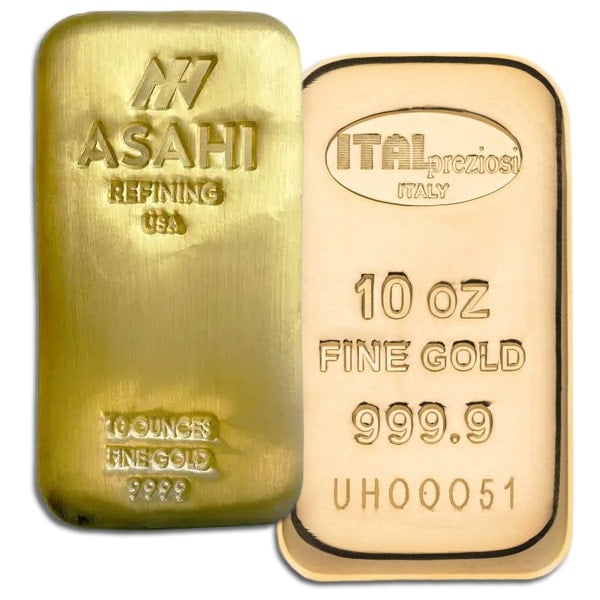 10 Oz Gold Bar (Brand our Choice) - Image 2