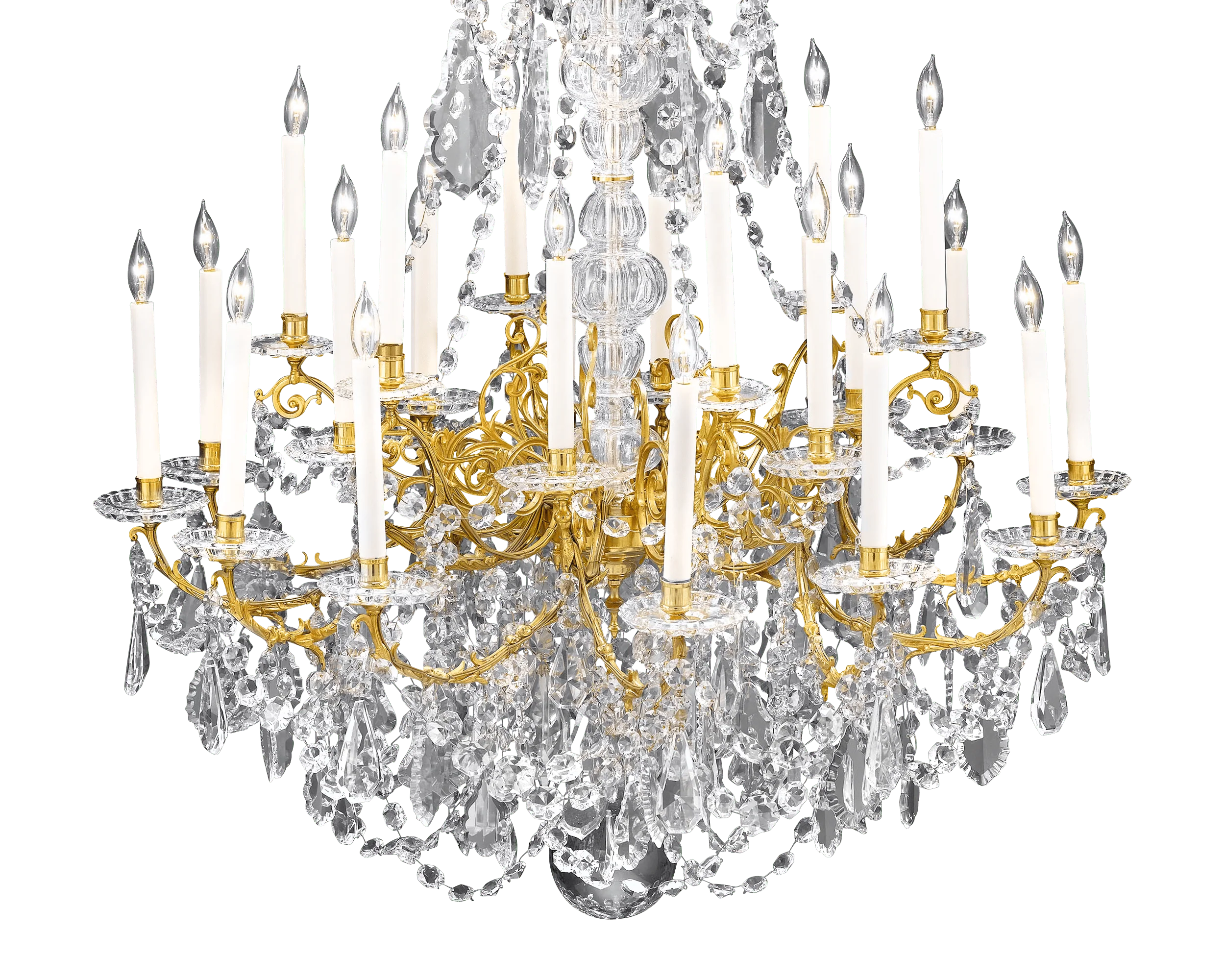 24-Light Baccarat Crystal Chandelier - Image 3