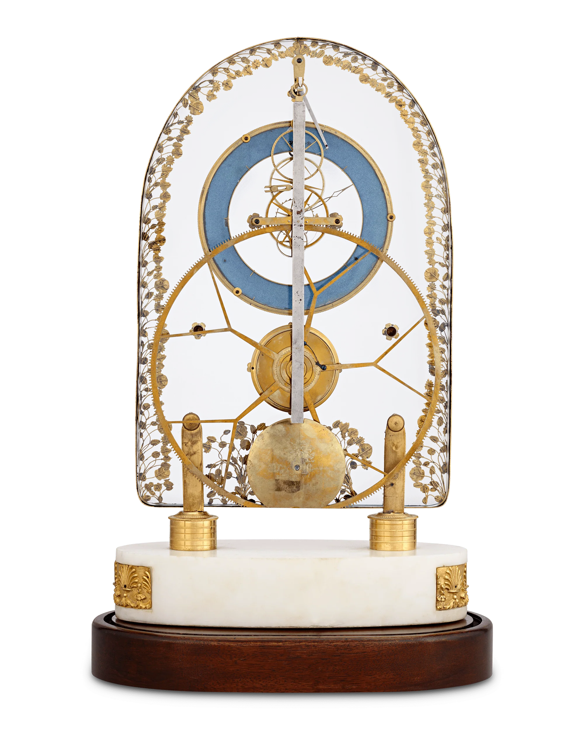French Great Wheel Skeleton Clock - Image 6