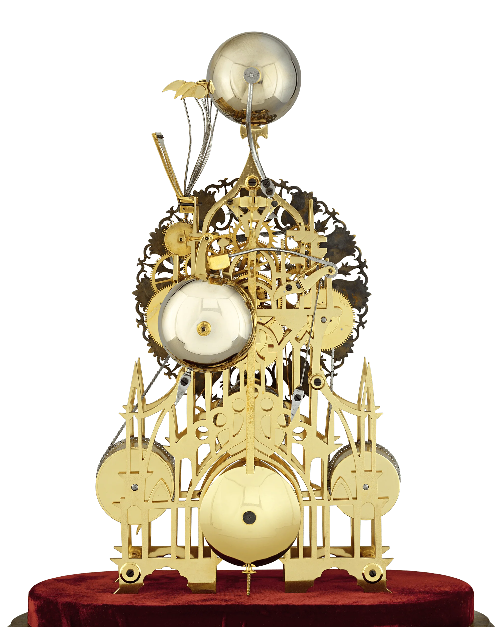 Three-Train Skeleton Clock by Smith & Sons - Image 5
