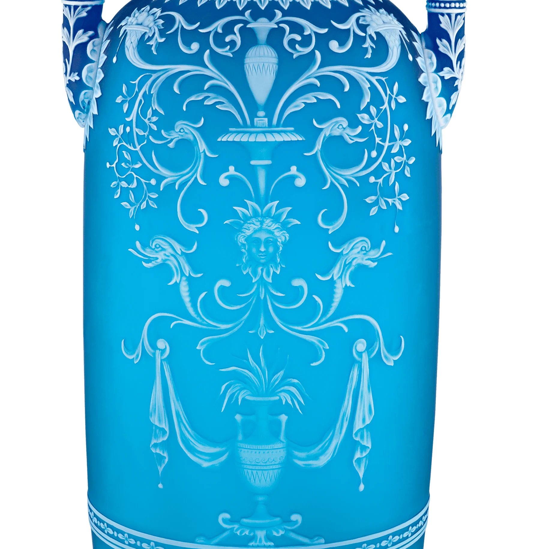 Thomas Webb & Sons Cameo Two-Handled Vase by George Woodall - Image 4
