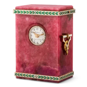 Cartier Belle Époque Rhodonite Clock