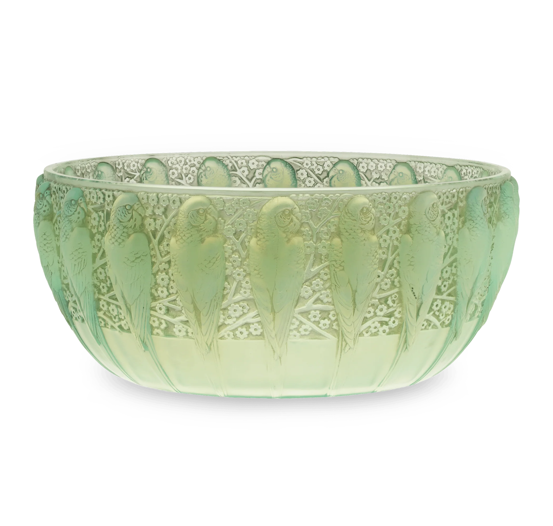 René Lalique Perruches Bowl